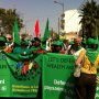 Marche d'ouverture du Forum social mondial 2011 à Dakar