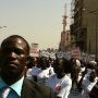 Marche d'ouverture du Forum social mondial 2011 à Dakar